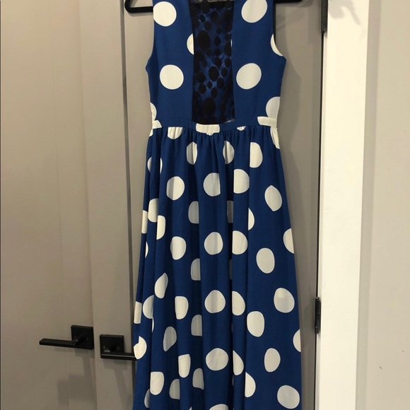 Gracia polka dot high low dress - Picture 2 of 4